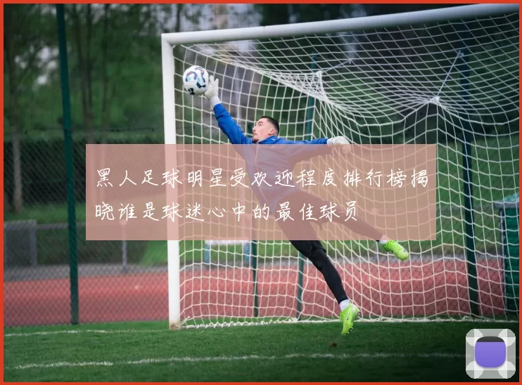黑人足球明星受欢迎程度排行榜揭晓谁是球迷心中的最佳球员