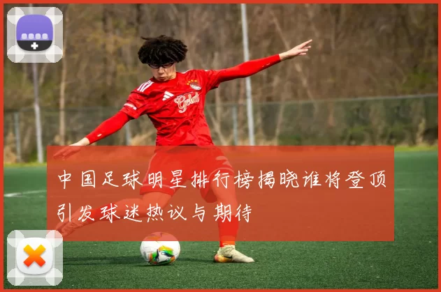中国足球明星排行榜揭晓谁将登顶引发球迷热议与期待